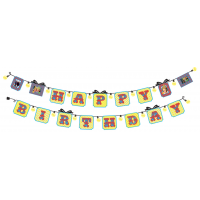 Sticker Banner Happy Birthday